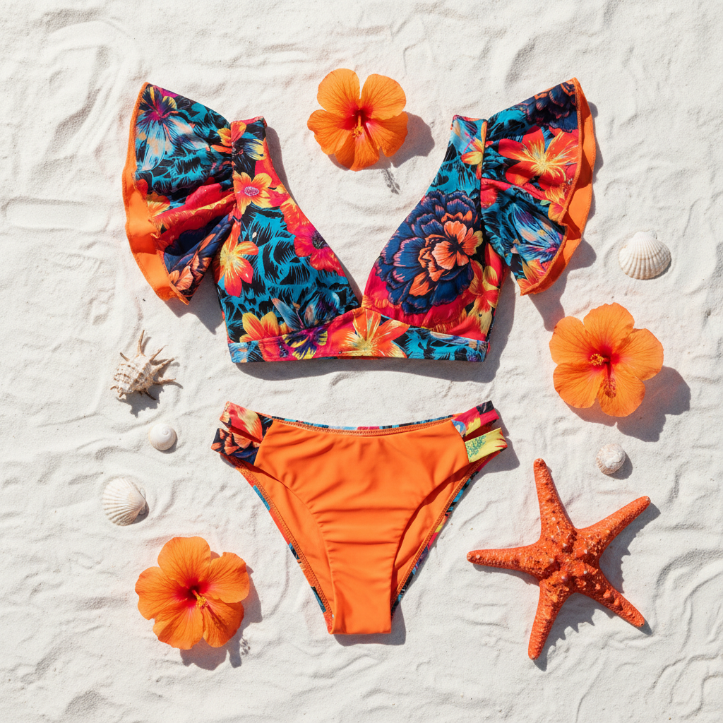 Flutter Orange Tropical