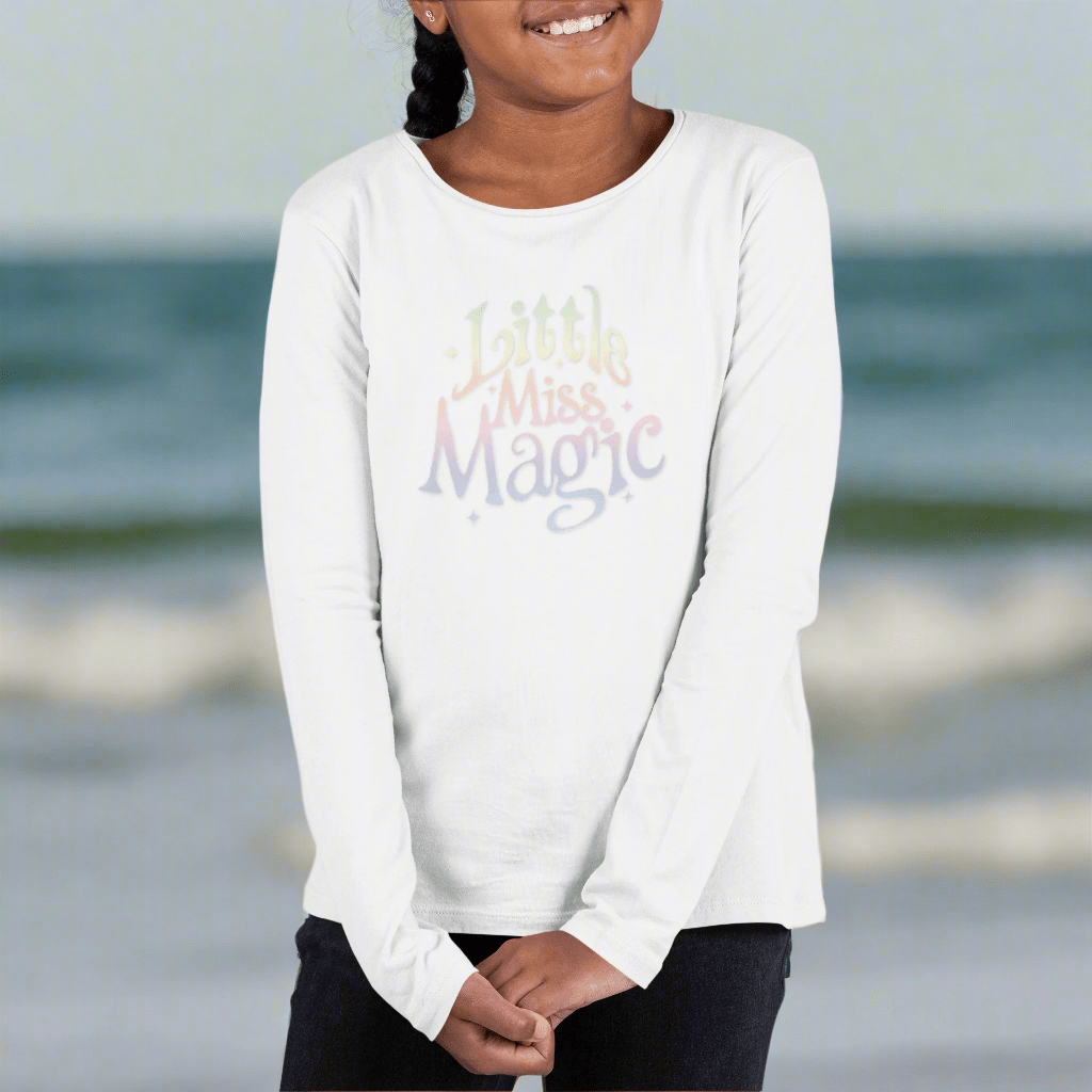 Little Miss Magic | Toddler Long Sleeve Tee For Girls