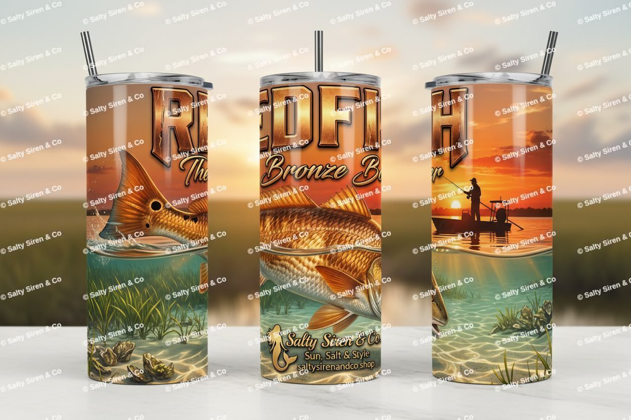 Redfish Trio Mockup