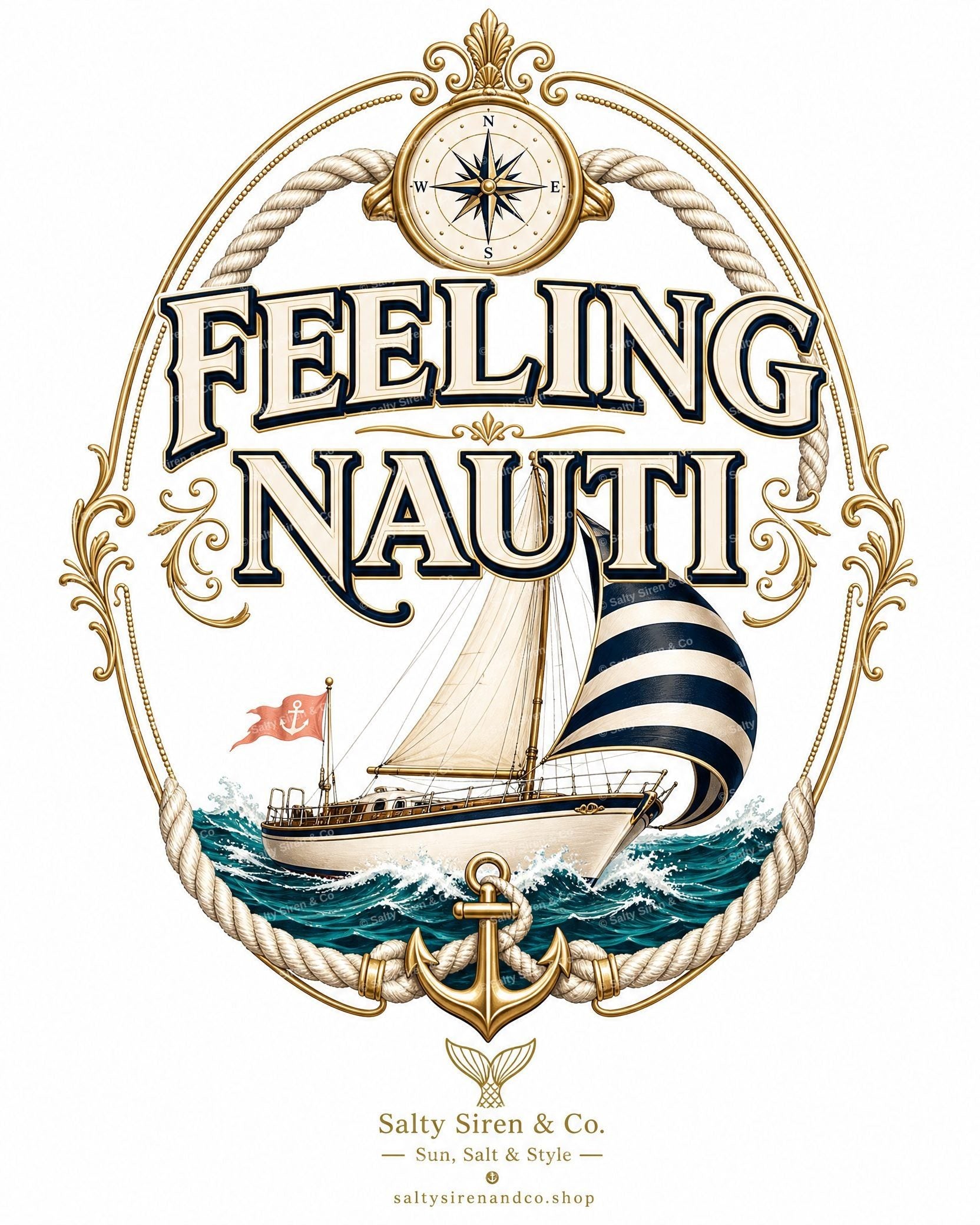 Feeling Nauti Tumbler — Salty Siren & Co.