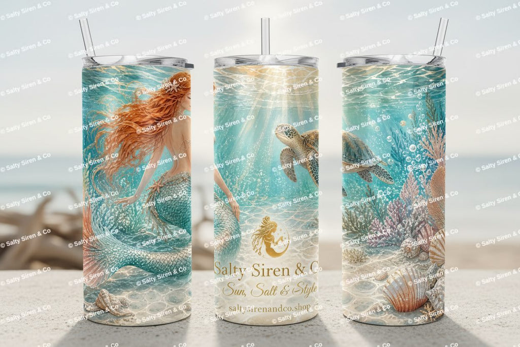 Salty Siren Mermaid Trio Mockup