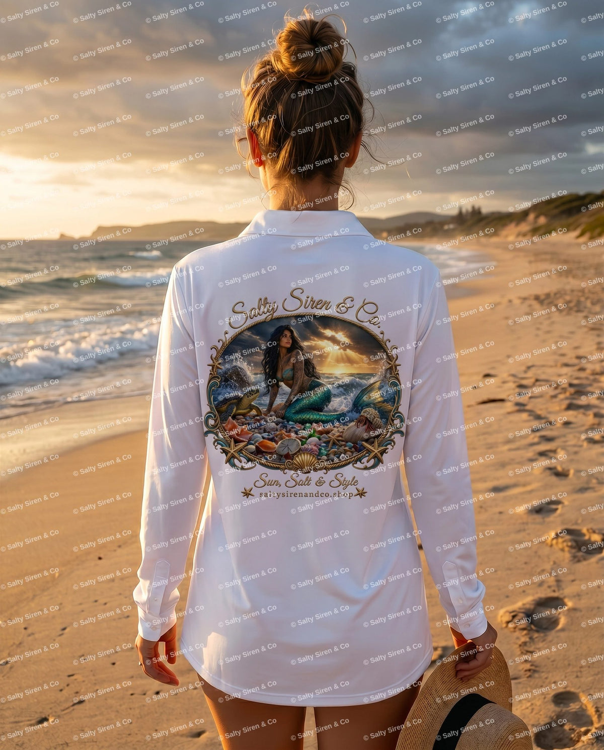 The Salty Siren Tee & UV SPF Shirt