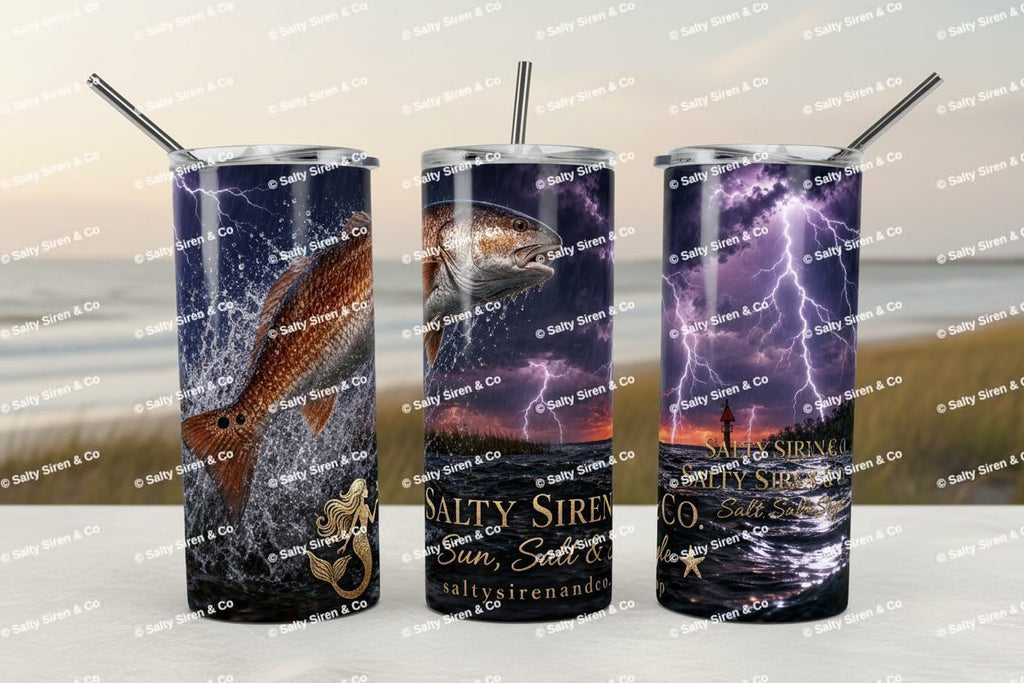 Red Drum Lightning Trio Mockup