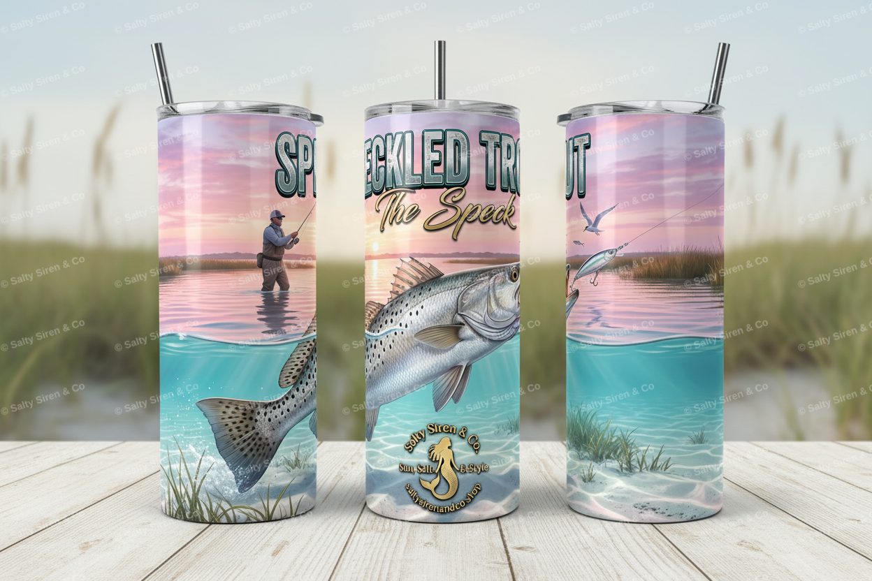 Speckled Trout Trio Mockup