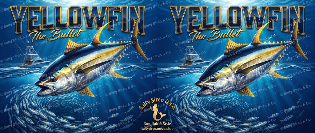Yellowfin Tuna — The Bullet Tumbler — Salty Siren & Co.