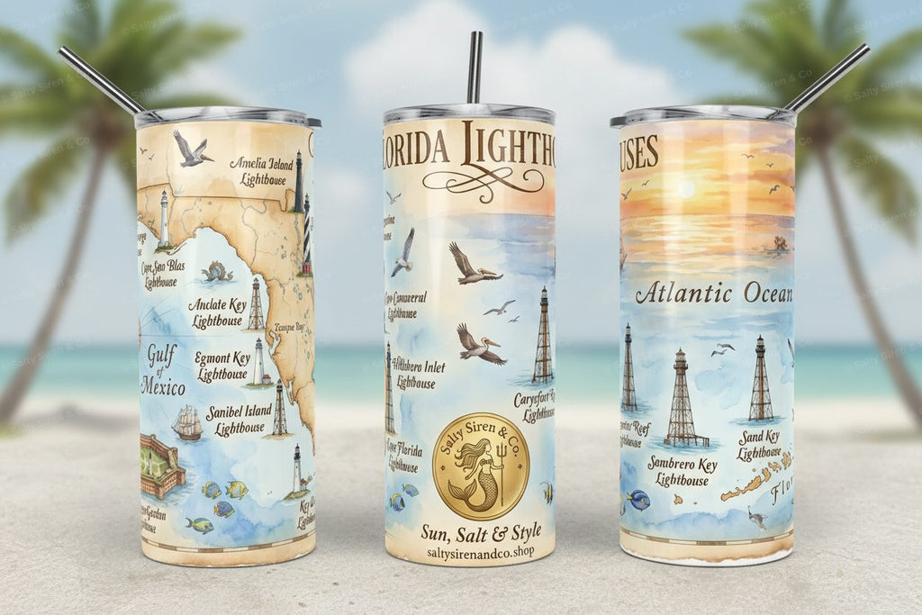 Florida Lighthouses 20oz Mockup