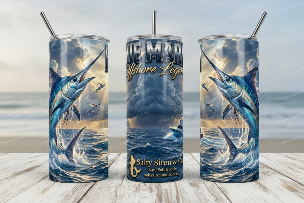 Blue Marlin Trio Mockup
