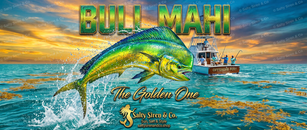 Bull Mahi — The Golden One Tumbler — Salty Siren & Co.