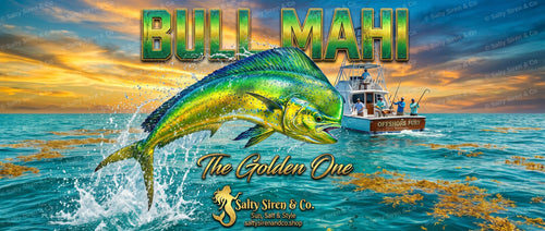 Bull Mahi — The Golden One Tumbler — Salty Siren & Co.