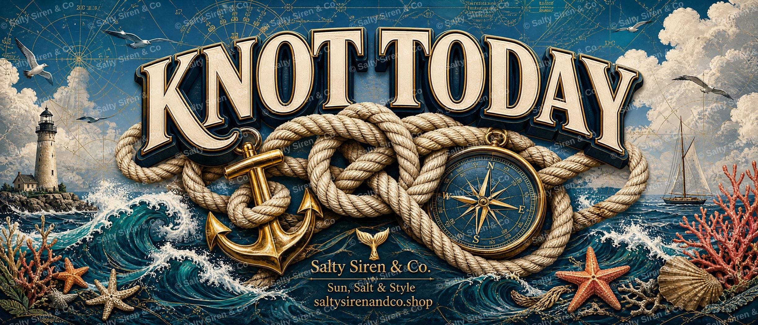 Knot Today Tumbler — Salty Siren & Co.