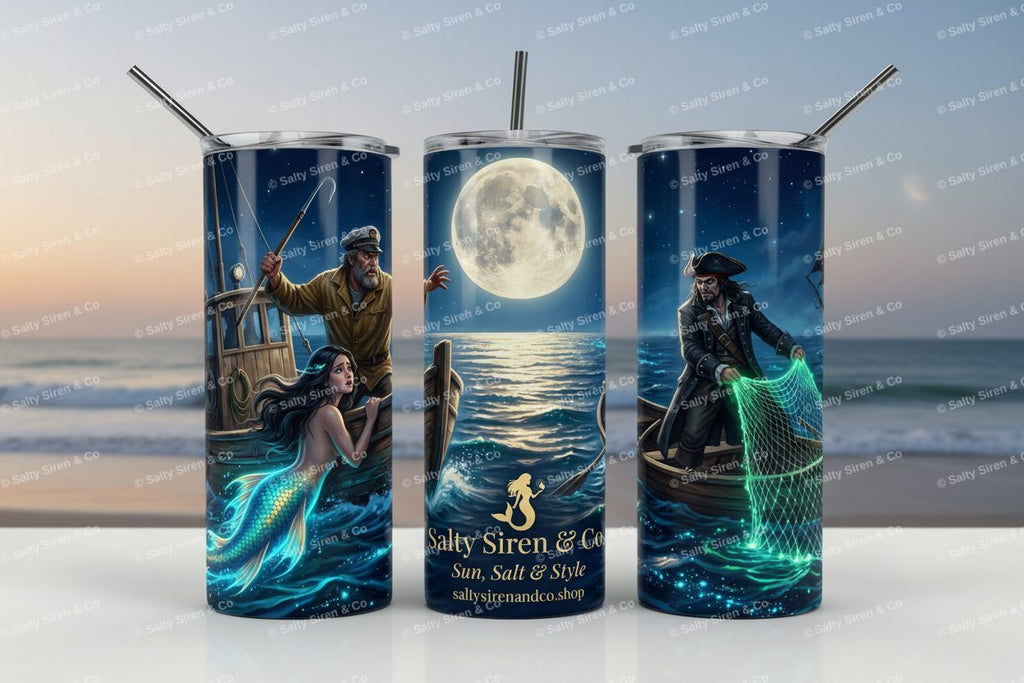 Fisherman Mermaid Pirate Trio