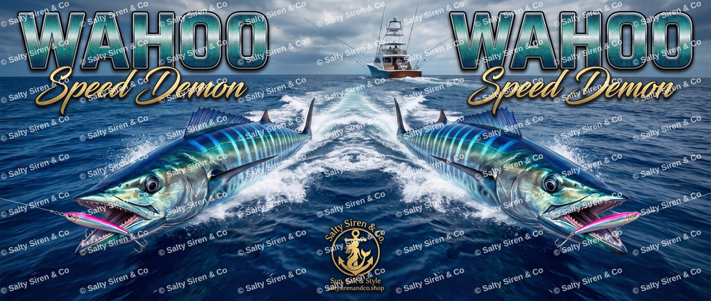 Wahoo — Speed Demon Tumbler — Salty Siren & Co.