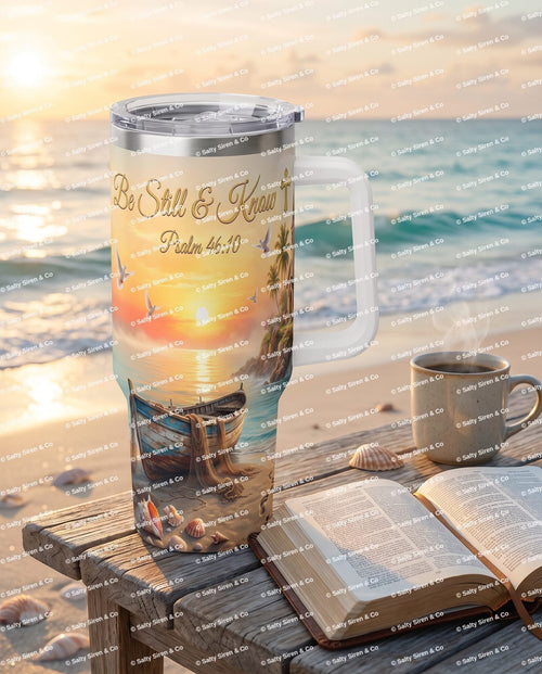 Be Still & Know Tumbler — Salty Siren & Co.