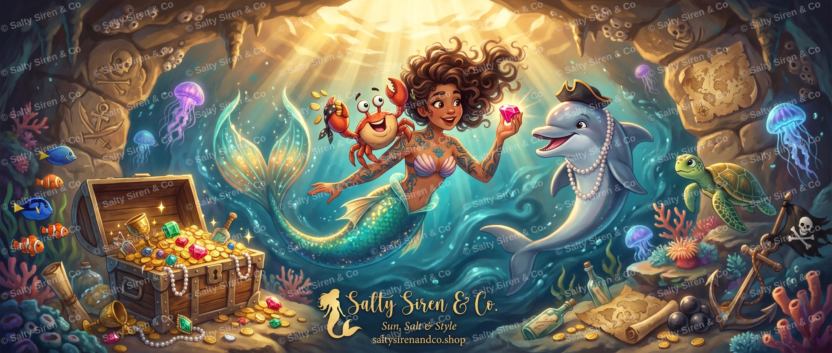 Kirra, Jax & Dolph Tumbler — Salty Siren & Co.
