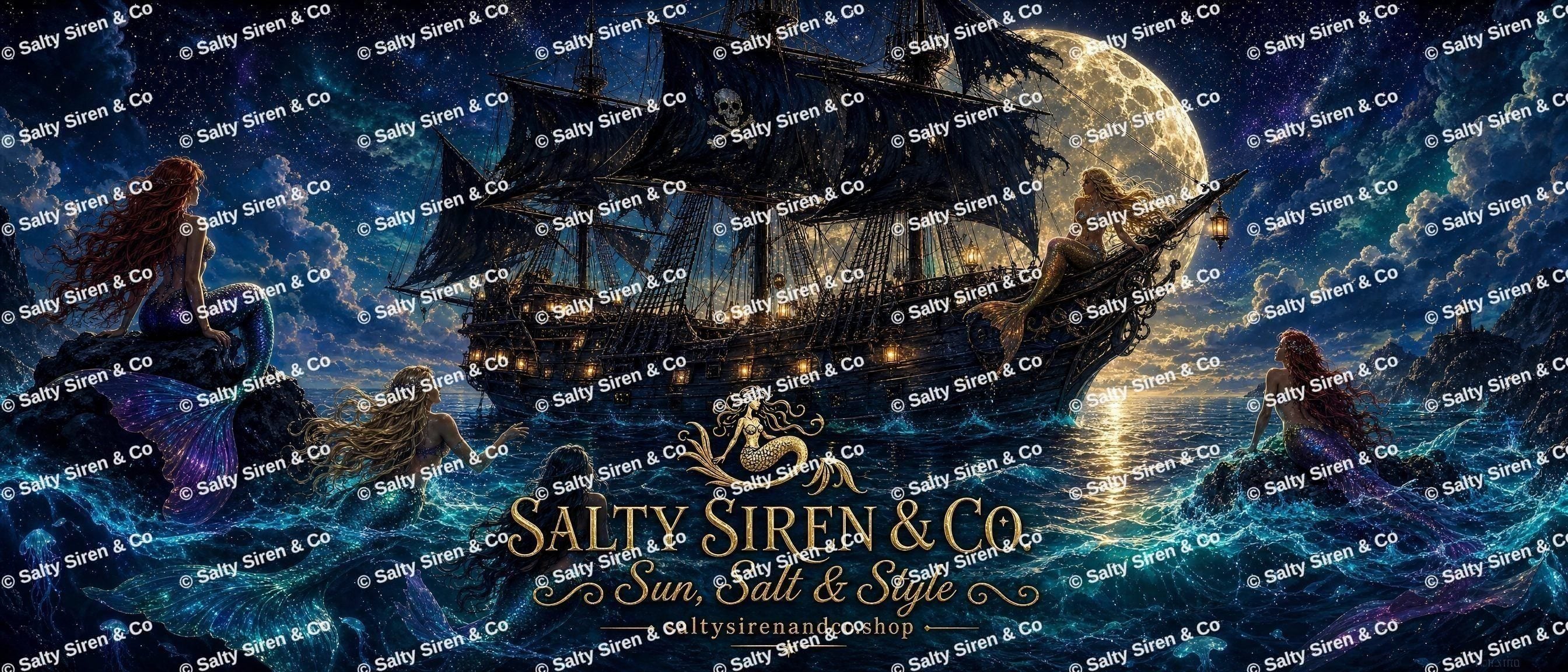Pirate Mermaid Tumbler — Salty Siren & Co.