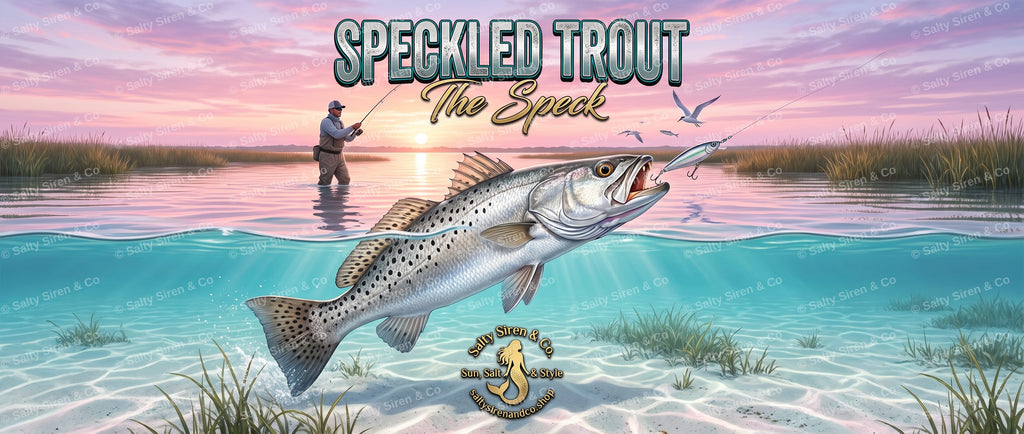 Speckled Trout — The Speck Tumbler — Salty Siren & Co.