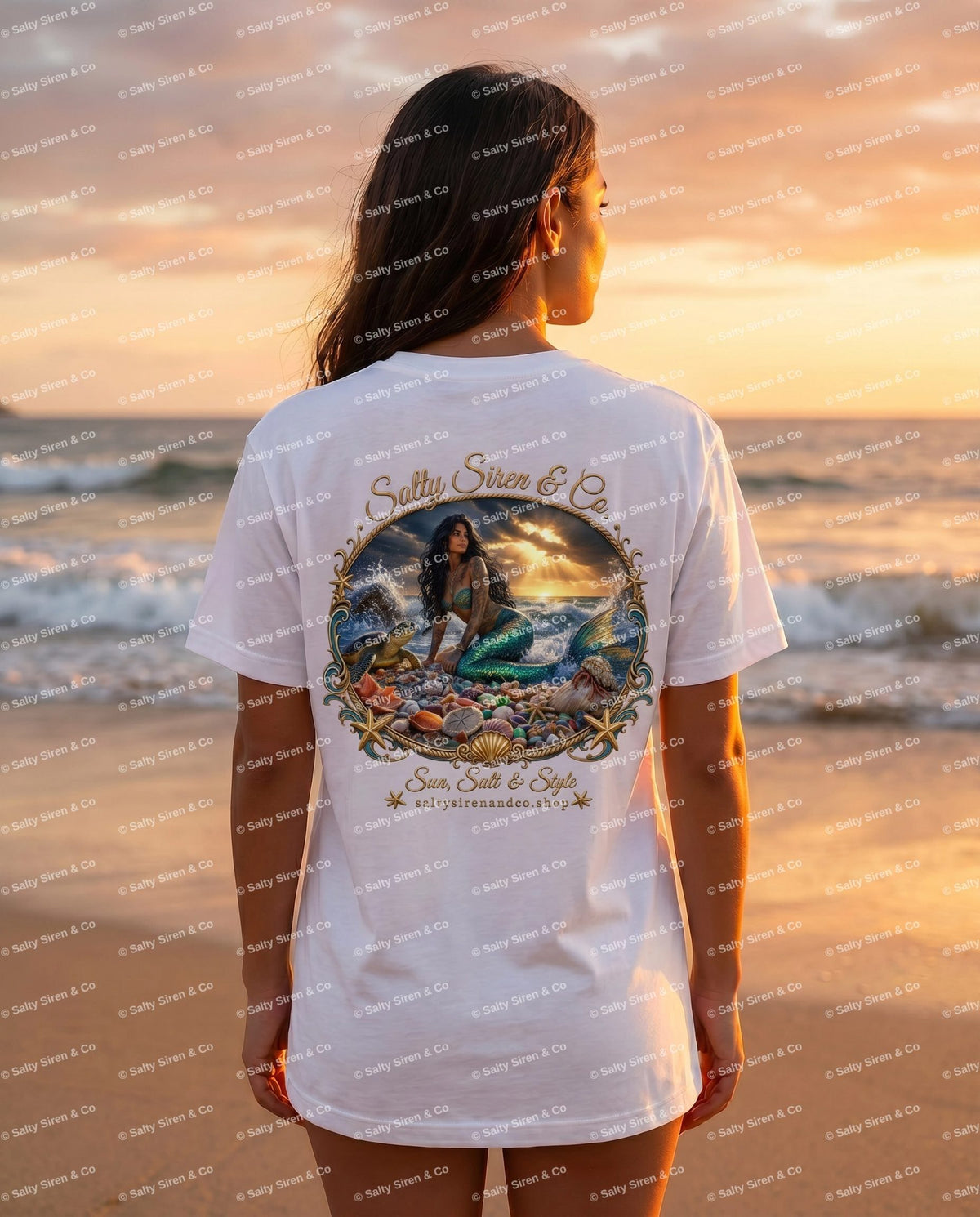 The Salty Siren Tee & UV SPF Shirt