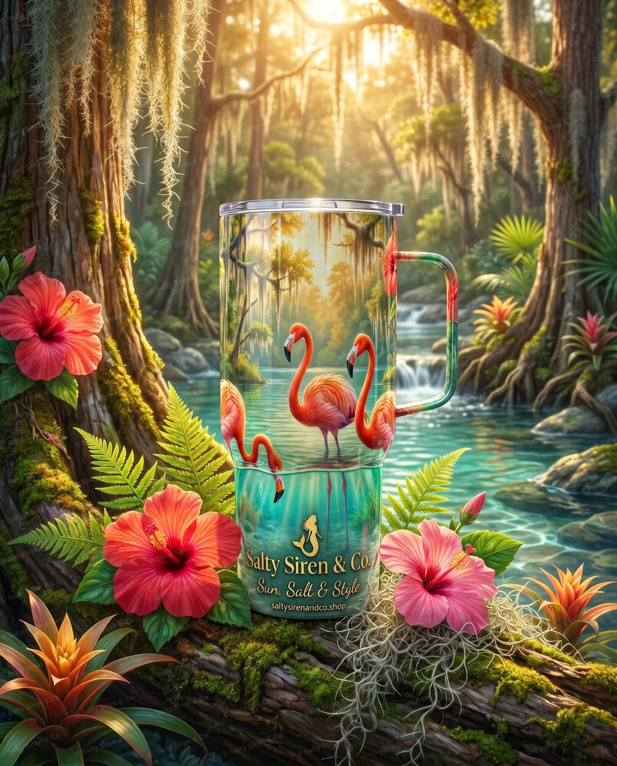 Flamingo Springs Tumbler