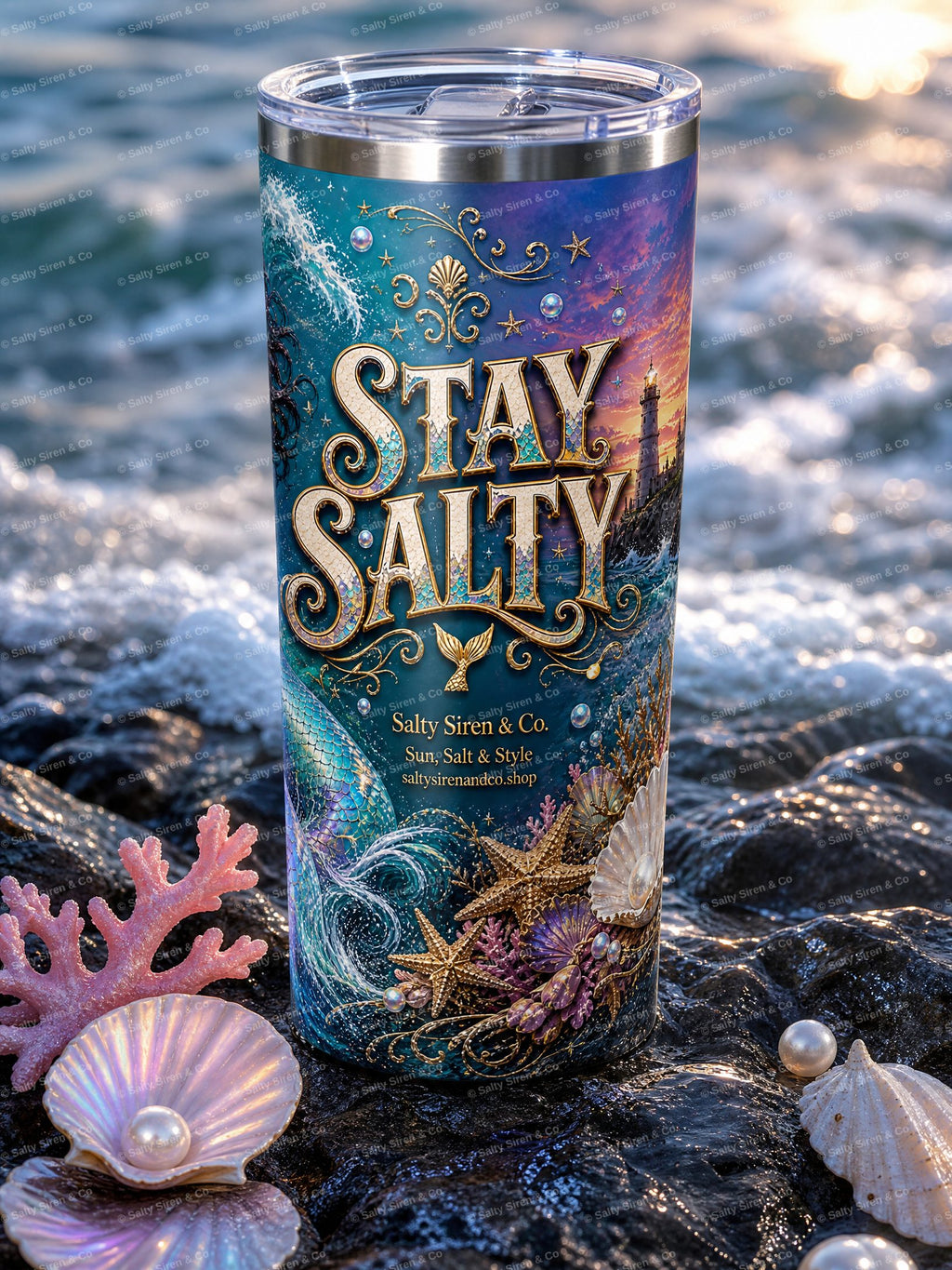 Stay Salty Tumbler — Salty Siren & Co.