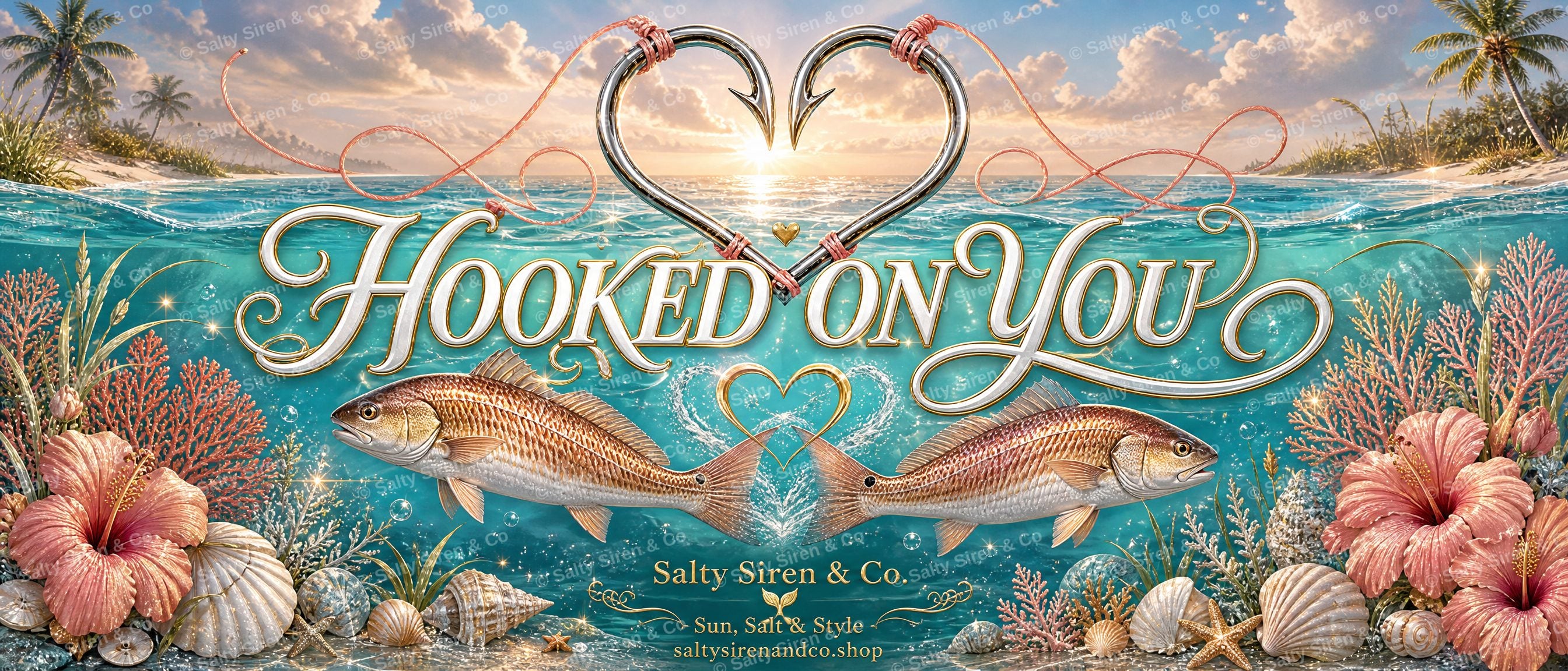 Hooked on You Tumbler — Salty Siren & Co.