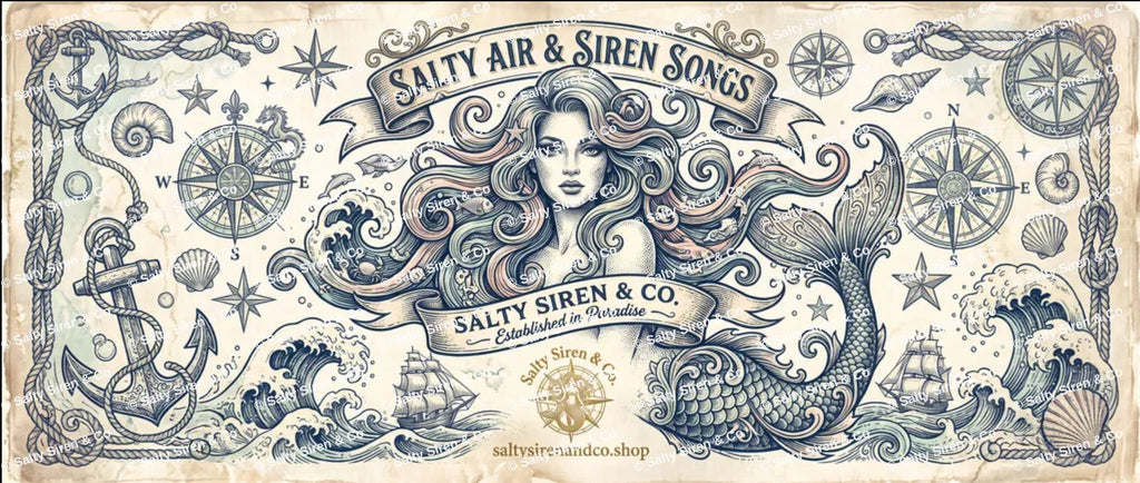 Salty Air & Siren Songs Tumbler — Salty Siren & Co.