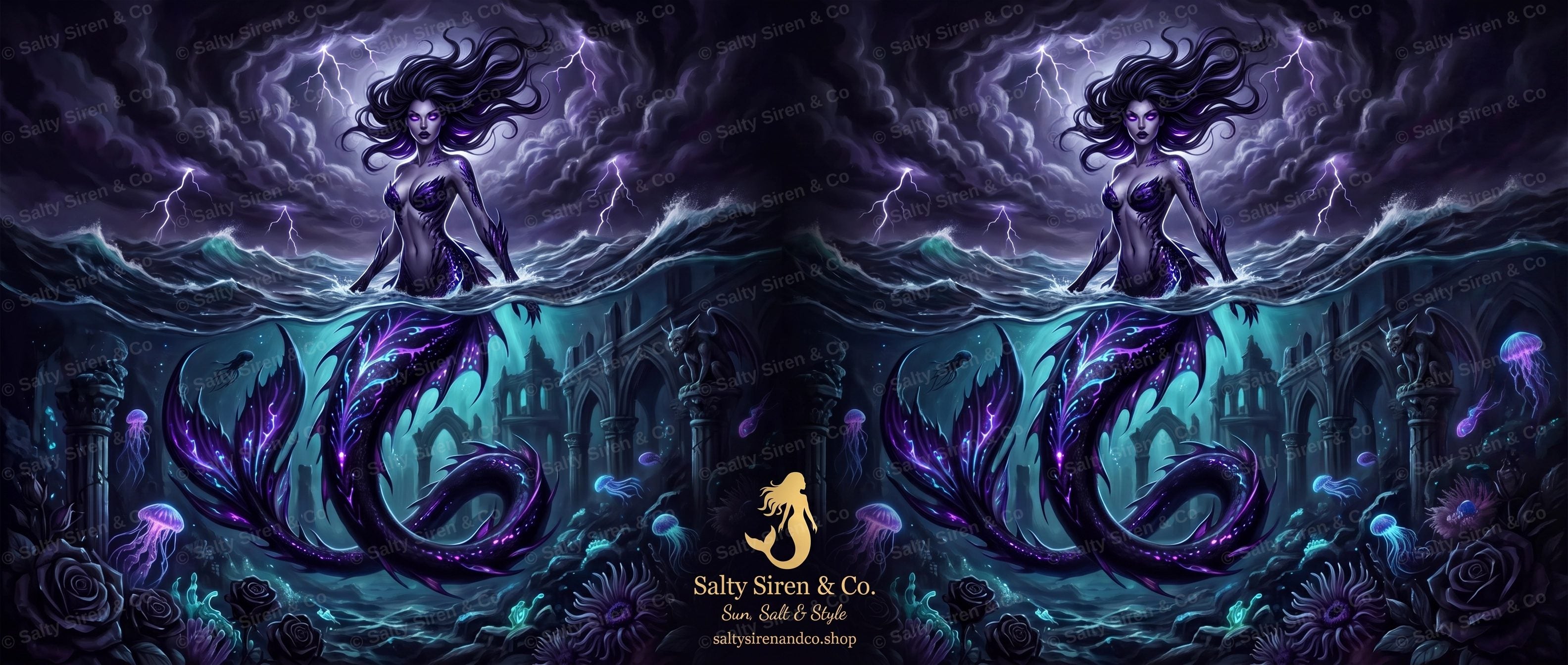 Dark Gothic Tumbler — Salty Siren & Co.