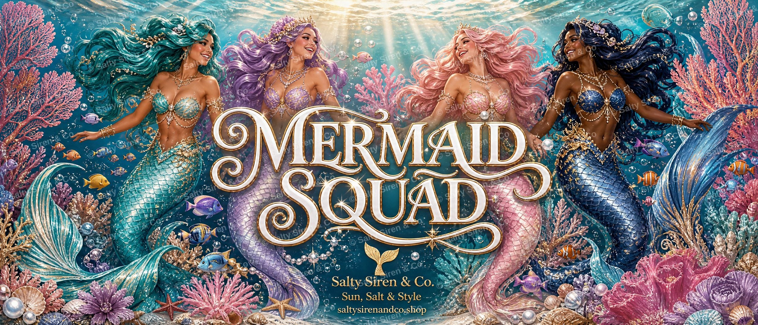 Mermaid Squad Tumbler — Salty Siren & Co.