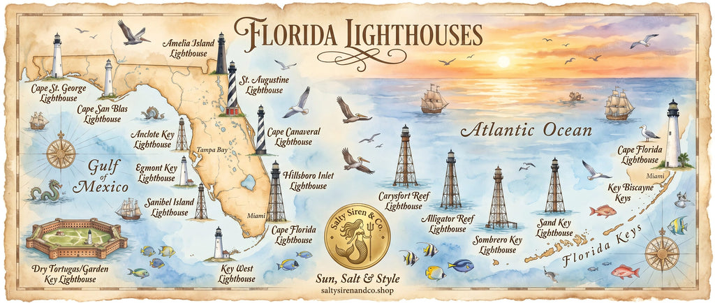Florida Lighthouses Tumbler — Salty Siren & Co.
