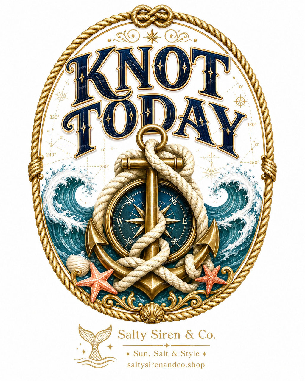 Knot Today Tumbler — Salty Siren & Co.