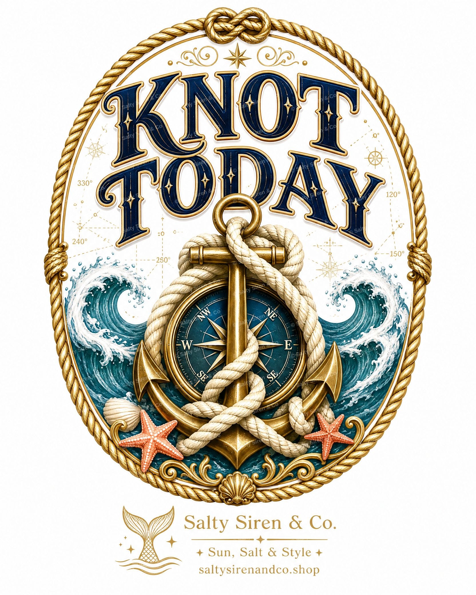 Knot Today Tumbler — Salty Siren & Co.