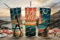 Retro Surfer Modern Soul Tumbler Mockup