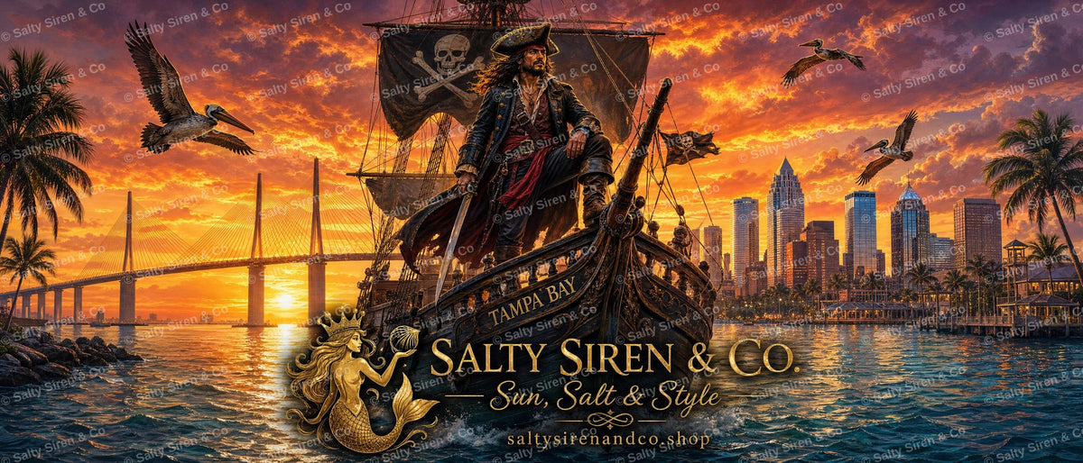 Tampa Bay Pirate Ship at Sunset