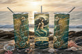 Art Nouveau Siren 20oz Tumbler - Three Panel Mockup