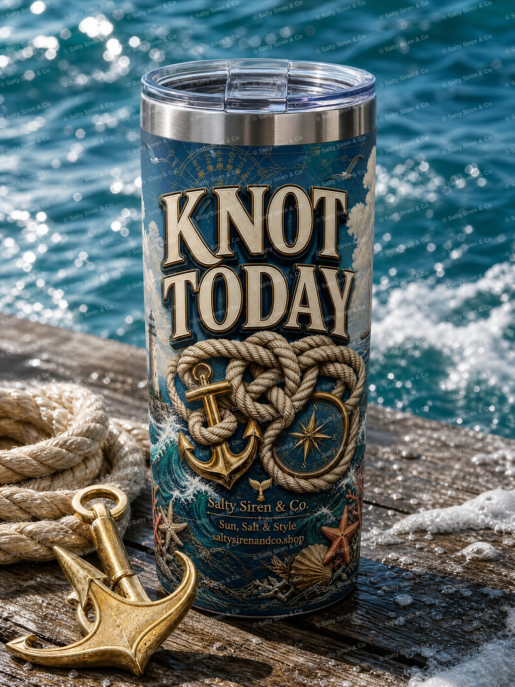 Knot Today Tumbler — Salty Siren & Co.