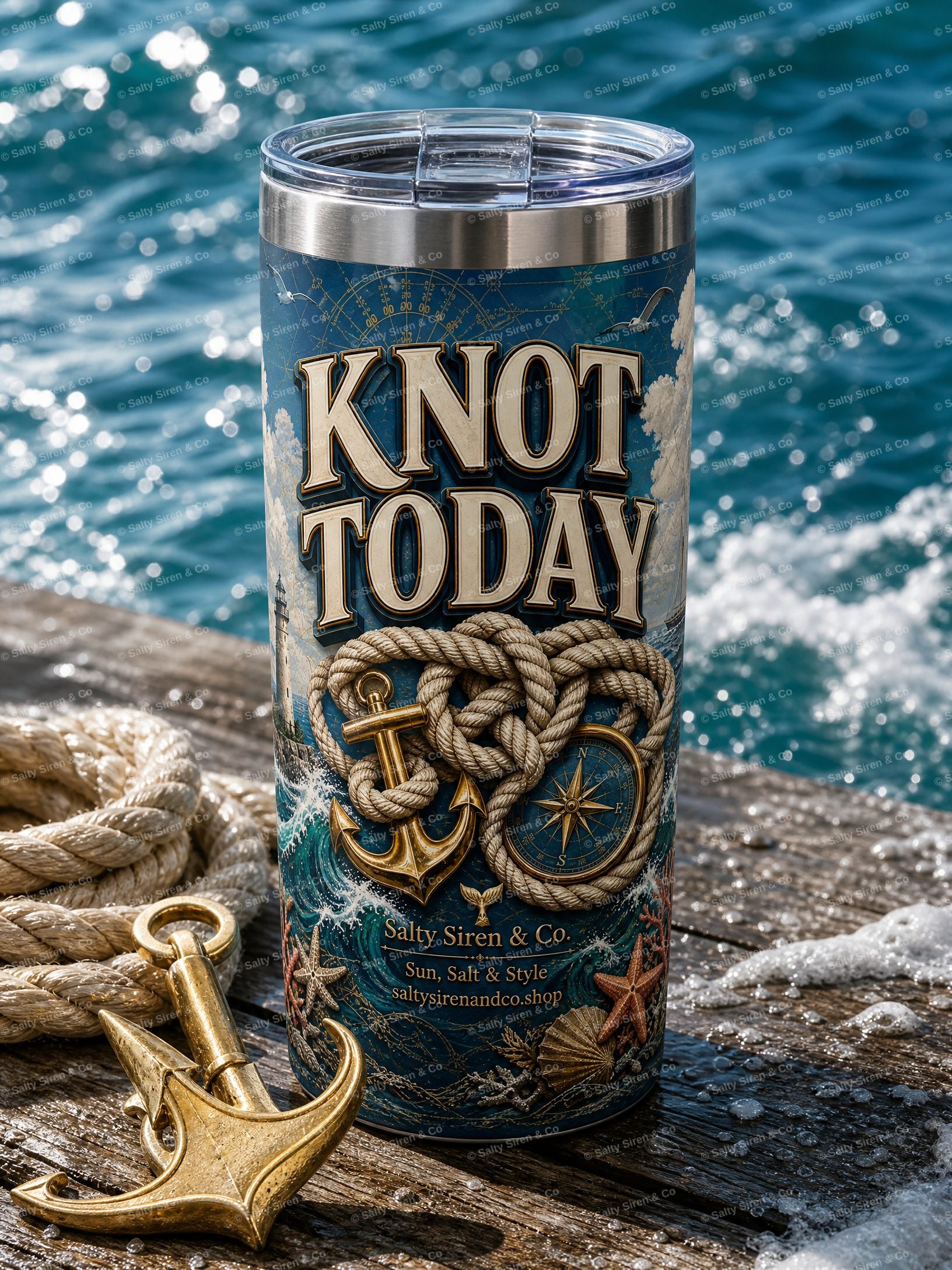 Knot Today Tumbler — Salty Siren & Co.