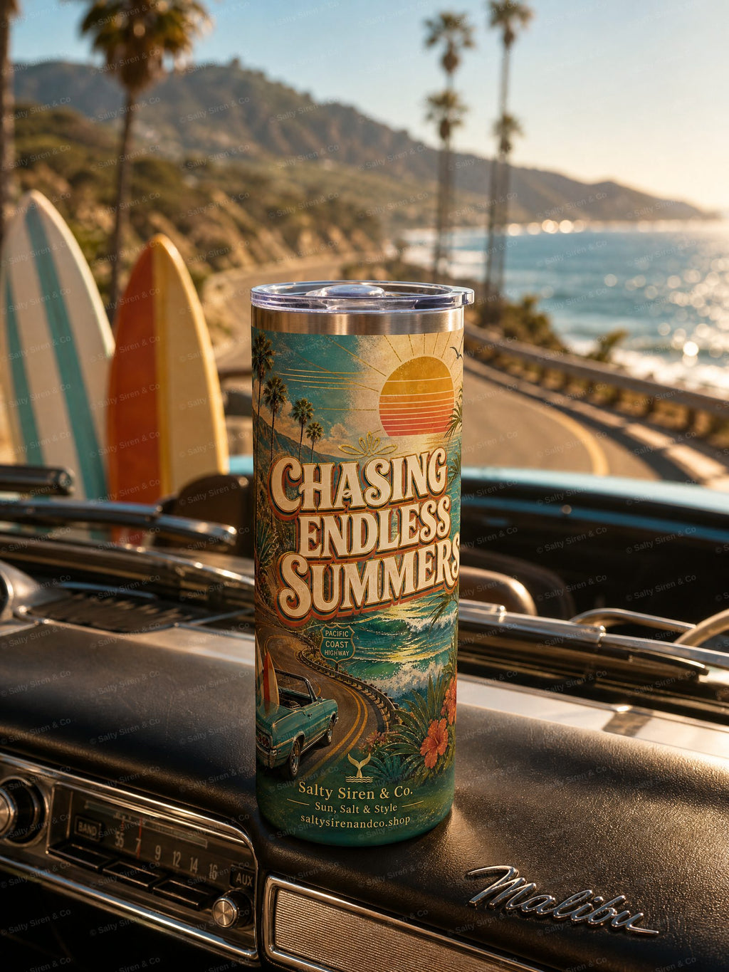 Chasing Endless Summers Tumbler — Salty Siren & Co.