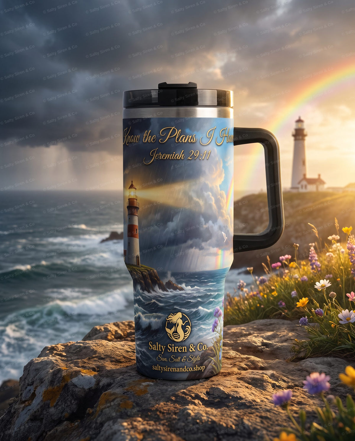 For I Know the Plans I Have for You Tumbler — Salty Siren & Co.