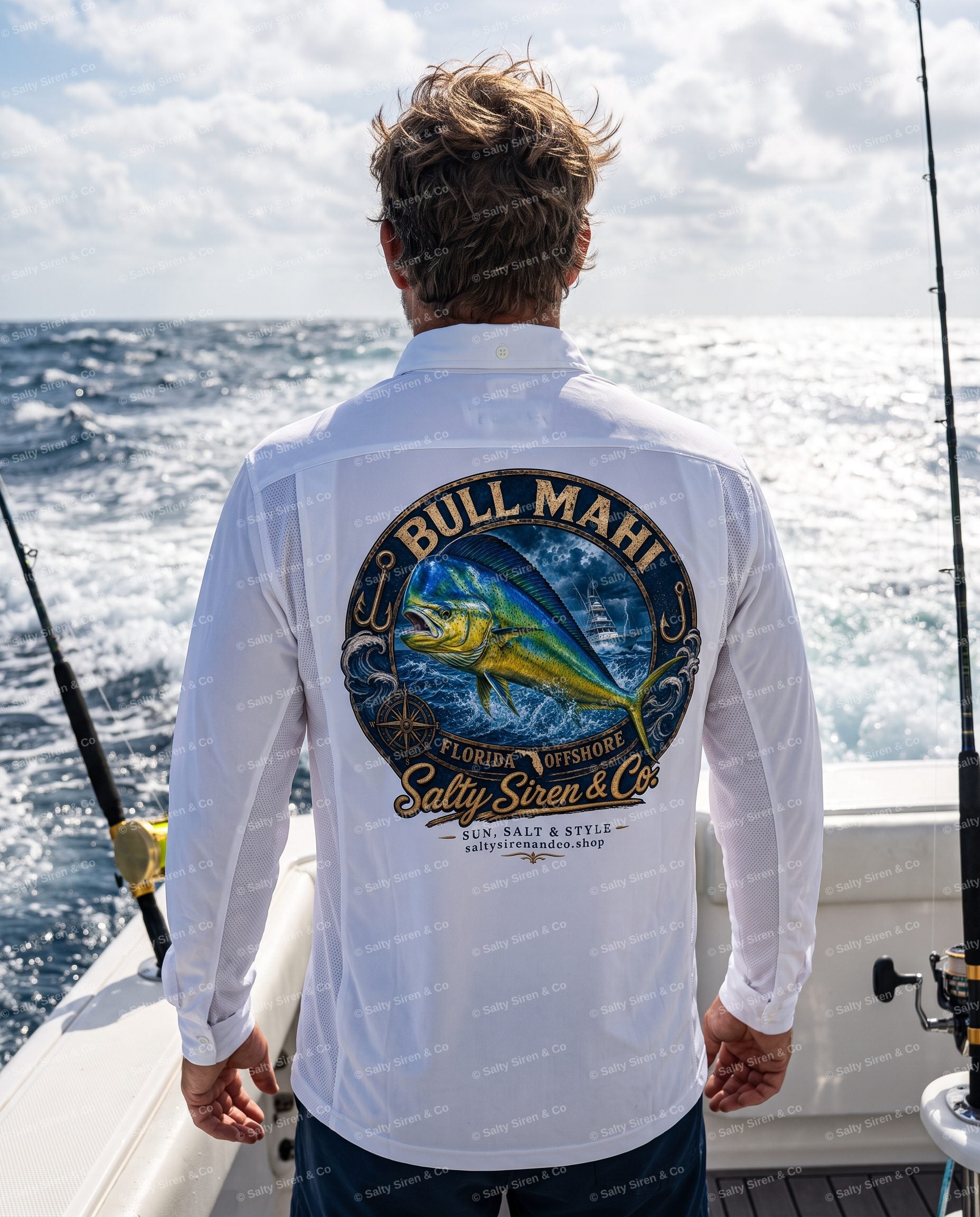 Bull Mahi — Florida Offshore Fishing Shirt – Men's