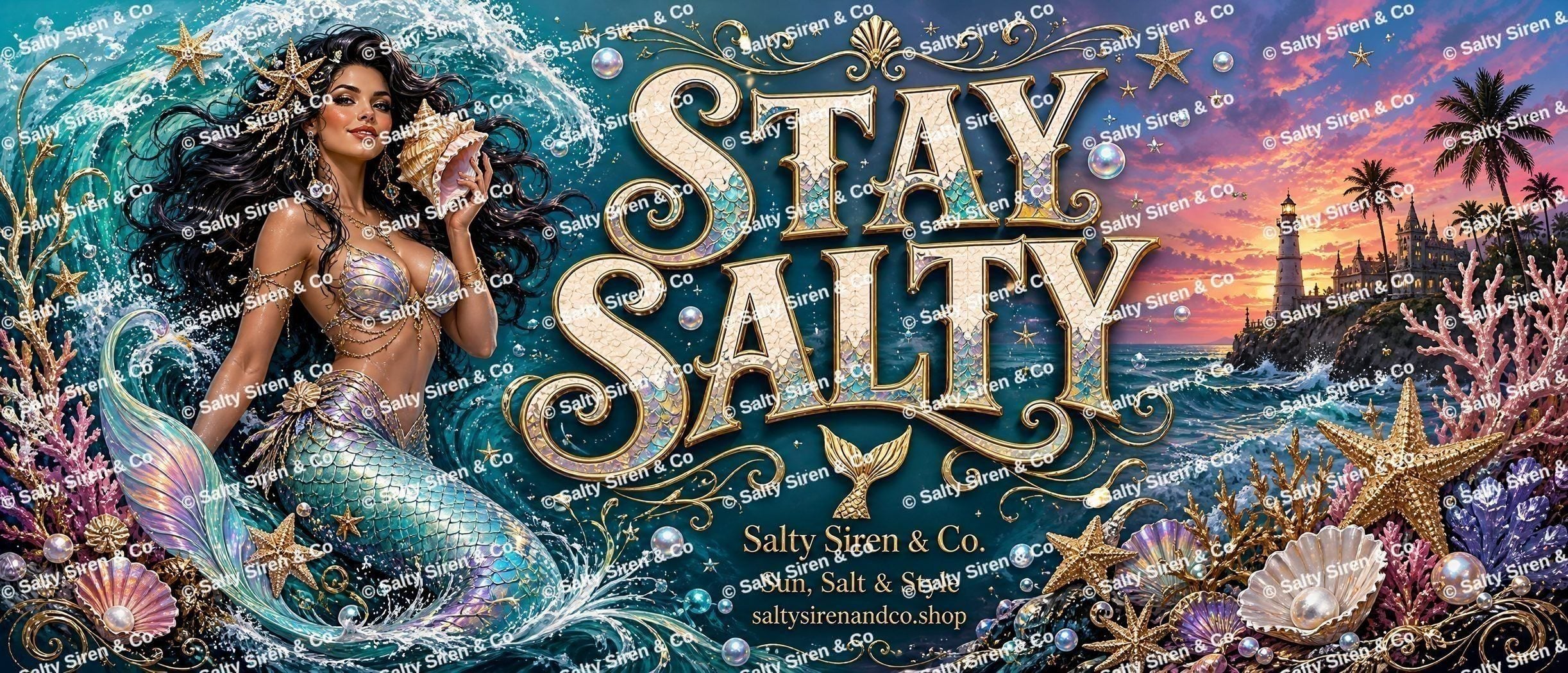 Stay Salty Tumbler — Salty Siren & Co.