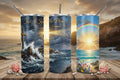 For I Know the Plans Jeremiah 29:11 20oz Tumbler - Three Panel Mockup