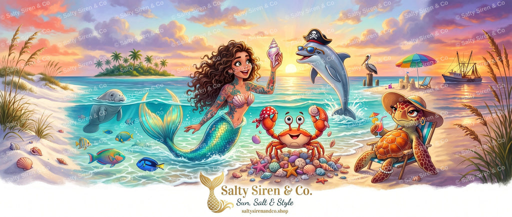 Crew Florida Beaches Tumbler — Salty Siren & Co.