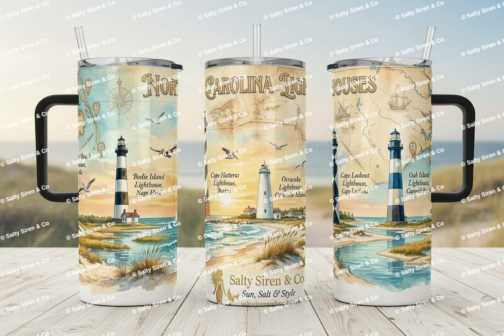 NC Lighthouses Trio Mockup