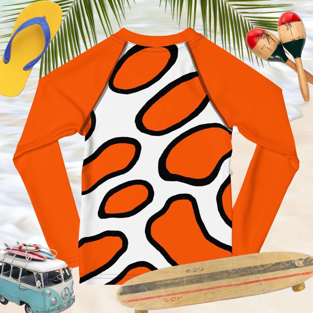 Clownfish Rashie For Kids UPF 50+