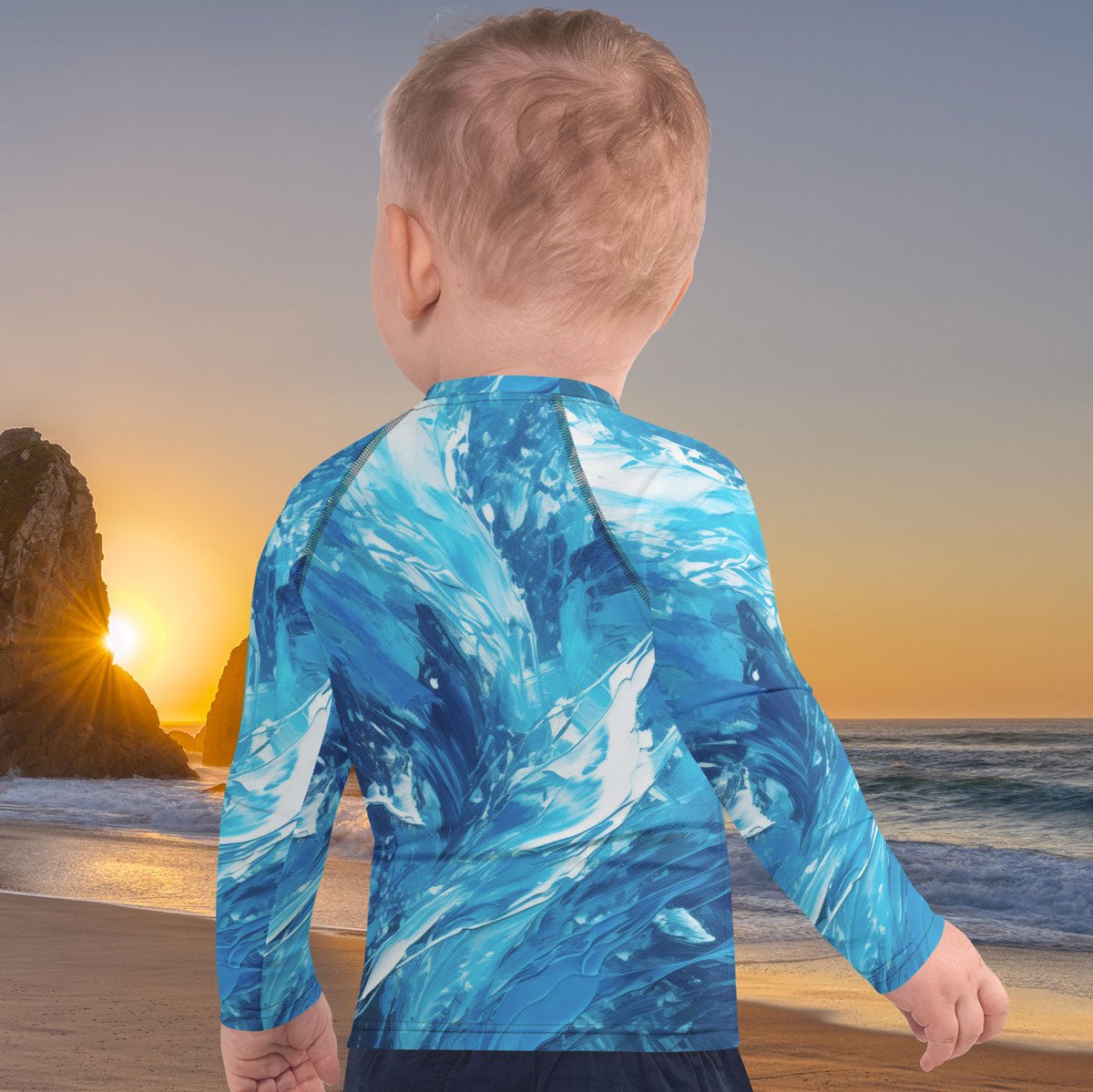Surfer Kids Rag Dolled Rashie 🤙