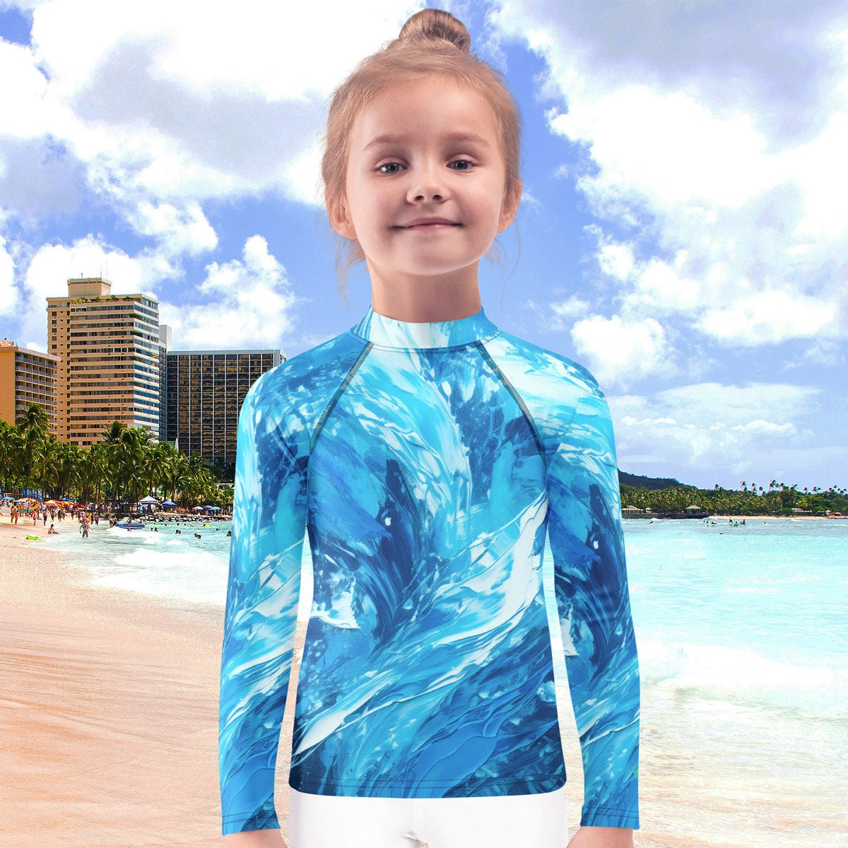 Surfer Kids Rag Dolled Rashie 🤙