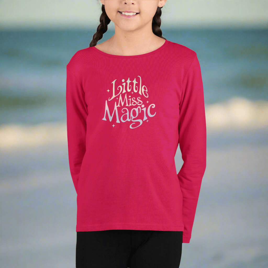Little Miss Magic | Toddler Long Sleeve Tee For Girls