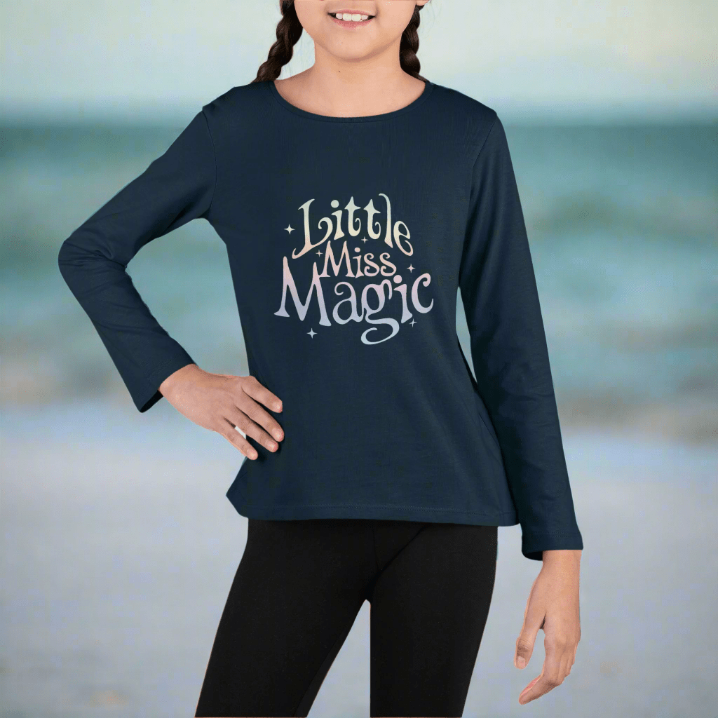 Little Miss Magic | Toddler Long Sleeve Tee For Girls