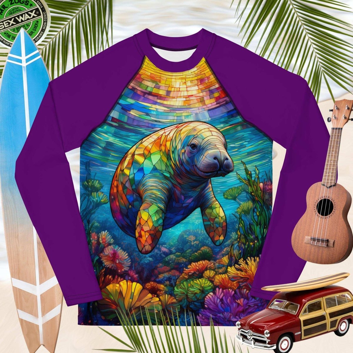 Manatee Sun Rashie | Youth Rash Guard