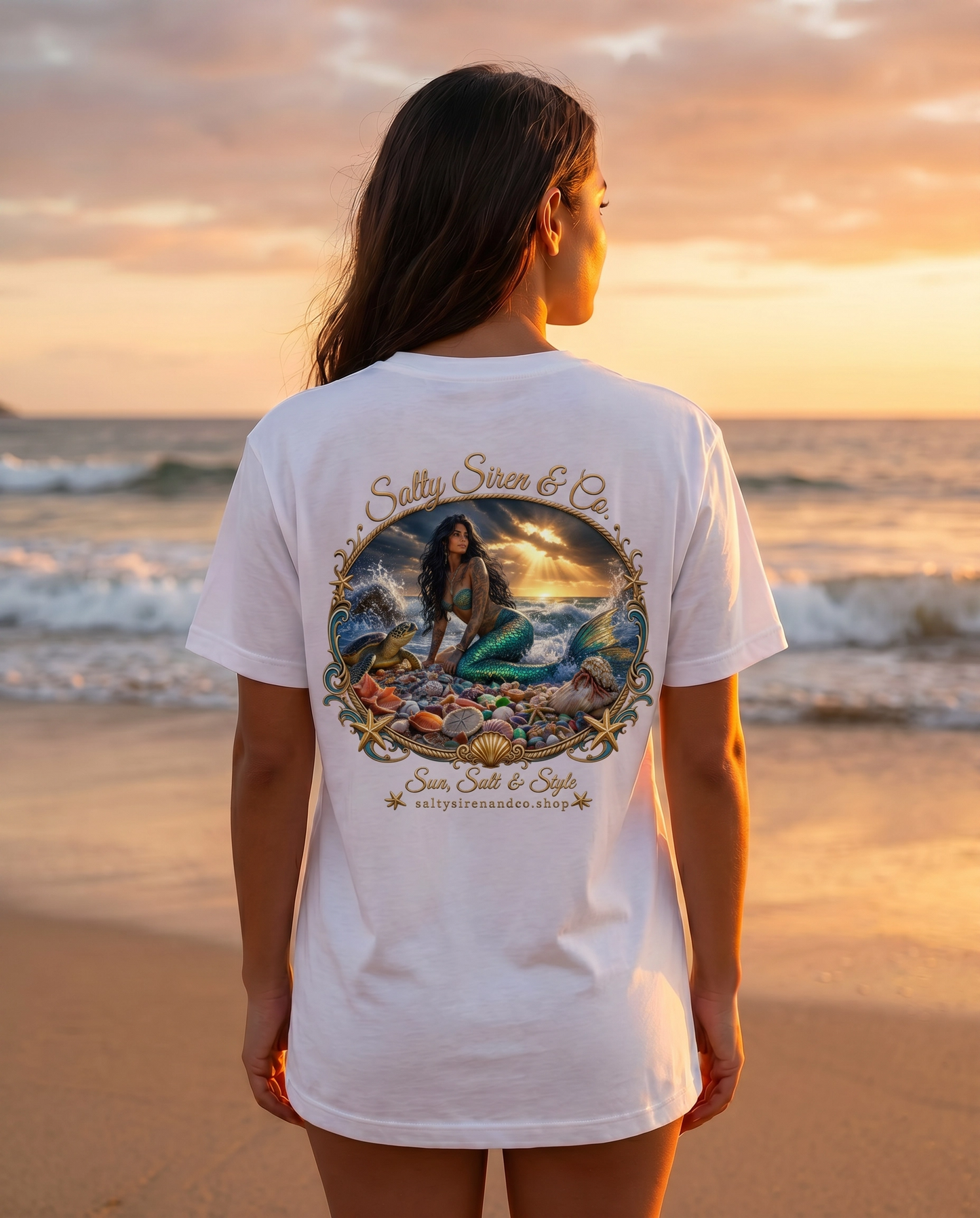 The Salty Siren Tee & UV SPF Shirt
