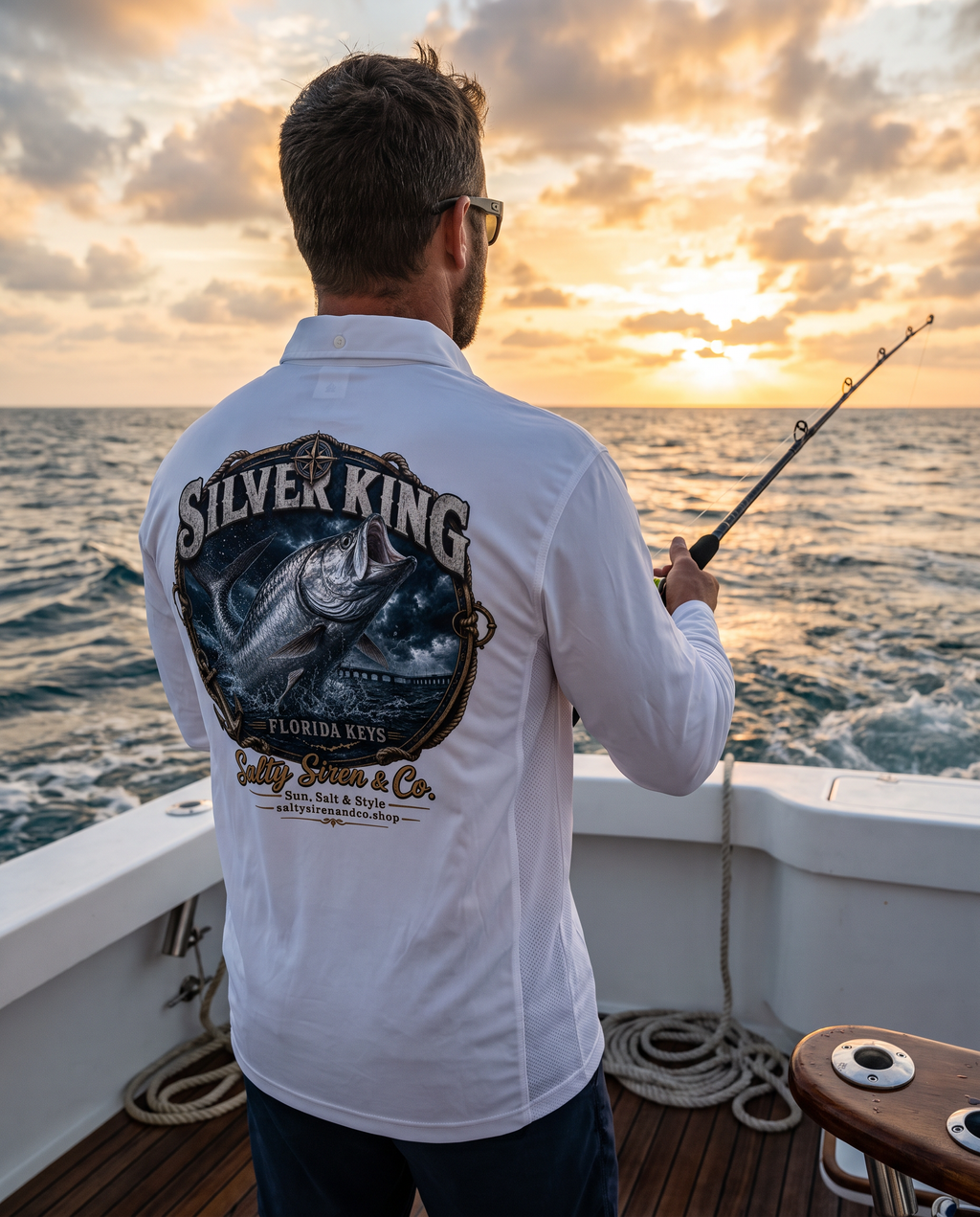 Silver King — Florida Keys Fishing Shirt – Men's